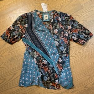 Floral sheer top